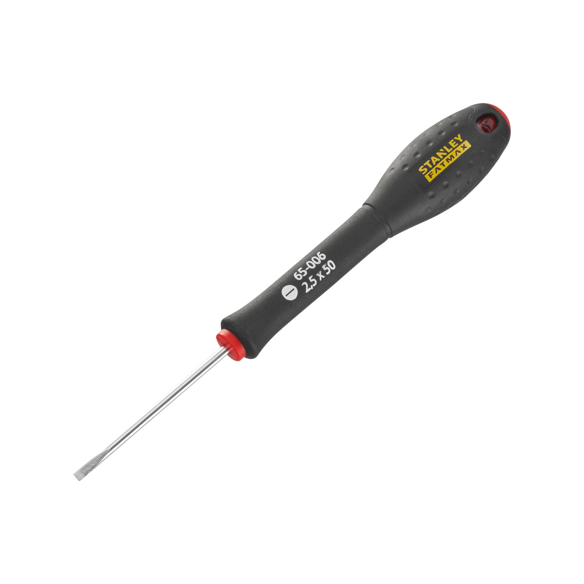 Stanley 0-65-006 Fat Max Screwdriver Parallel 2.5X50Mm-Black/Red