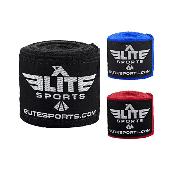 Elite Sports Boxing Hand Wraps for Kickboxing, Muay Thai, MMA