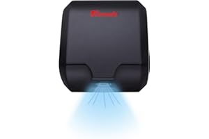 5Seconds™ Electric Hand Dryers for Bathrooms Commercial in 1800W, Stainless Steel with Hepa Filter, Touch Free Sensor, High Speed Energy Efficient UL Listed, 5 Years Warranty, ADA Compliant