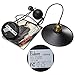 Fuloon Edison Vintage Loft Industrial Pulley Pendant Lights Adjustable Wire Lamps Retractable Lighting (Black)