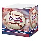 National Design Atlanta Braves 2.75-Inch Sticky Note Cube (CUS-GCM)
