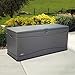 LIFETIME 60298 Heavy Duty Outdoor Storage Deck Box, 130 Gallon, Gray