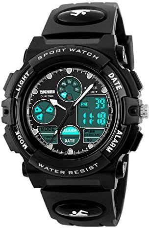 Kid's Digital Watch Outdoor Sports 50M Waterproof Electronic Watches Alarm Clock 12/24 H Stopwatch Calendar Boy Girl Wristwatch