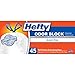 Hefty Strong Tall Kitchen Trash Bags, Unscented, 13 Gallon, 45 Count