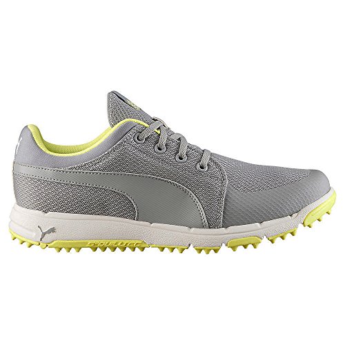 PUMA Men's Grip Sport Golf-Shoes, Drizzle-Safety Yellow, 9 Medium US