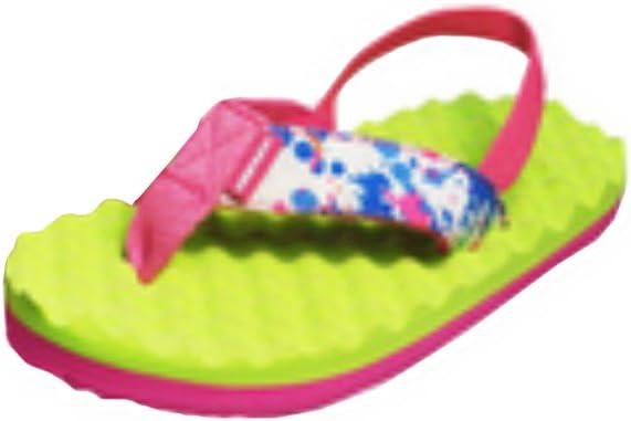Flip Flops For Toddler Girls Thong Style with Heal Strap Multi Colors