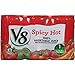 V8 Spicy Hot 100% Vegetable Juice, Vegetable Blend with Tomato Juice, 5.5 FL OZ Can (8 Packs of 6)
