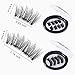 Premium False Magnetic Eyelashes 4 Pieces Fake Eyelashes 3D Reusable 0.2mm Ultra Thin Magnetic Eyelashes Set Perfect for Deep Eyes & Round Eyes (4 pieces)