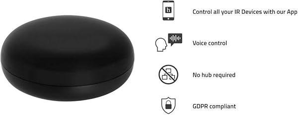 Hombli Smart IR Control remoto universal para Smart Home Tuya Smart Technology uno para todos los controladores infrarrojos manos libres compatible con Alexa Google Home