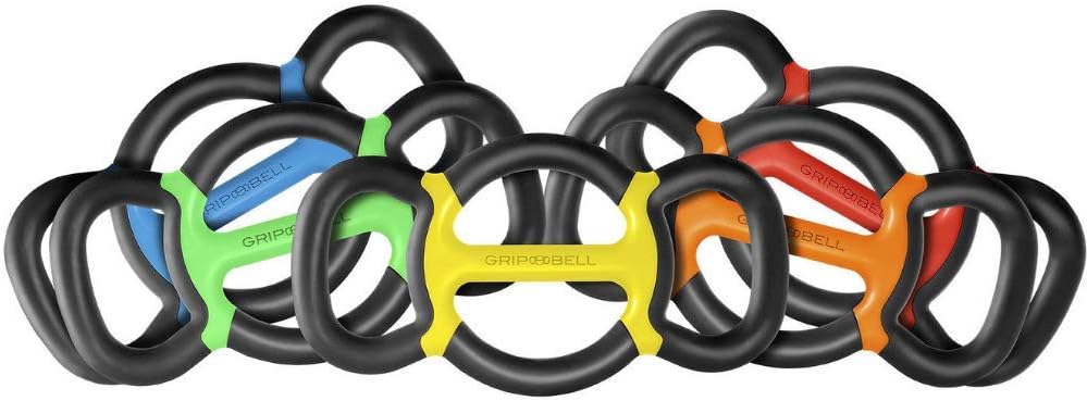 GRIPBELL Dumbbells Kettlebells Plates and Other Handheld Weights Home Gym Workout Set for Men & Women All-in-one Universal Replacement (Full Set (Single))