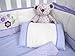 SoHo Lavender Flower Garden Baby Crib Nursery Bedding Set 13 pcs included Diaper Bag with Changing Pad & Bottle Case
