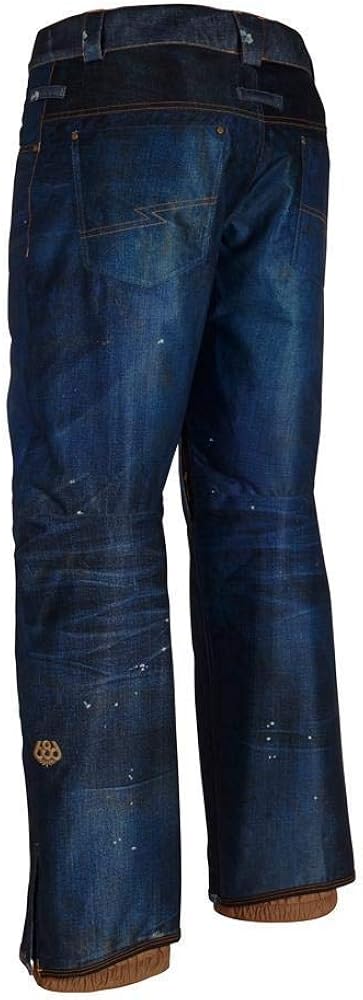 686 men's deconstructed insulated denim pant