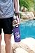 WaterVault Neoprene Bottle Holder, Adjustable Detachable Strap, Shoulder Sling & Hand Carrier - Purple Regular