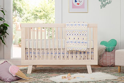 Babyletto Hudson 3-in-1 Convertible Crib, Washed natural