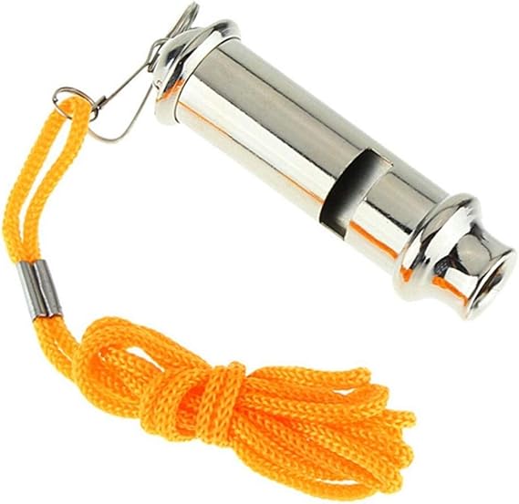 1pcs Stainless Steel Emergency Survival Whistle Portable