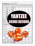 Yahtzee Score Record: 100 Yahtzee Score Sheet, Game Record Score Keeper Book, Score Card by NisClaroo