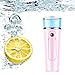 Nano Mist Sprayer Handheld Ionic Facial Spray Mister Face Steamer Daily Moisturizer Mini Portable for Strong Deep Moisturizing, Makeup, Facial Water Spa/Skin Care Beauty Instrument (Pink)