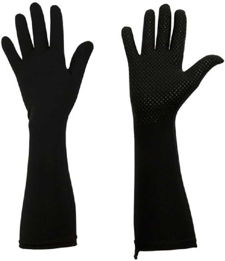 Foxgloves Elle Grip Gloves (Crow Black, Small)