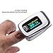 MeasuPro Instant Read Digital Pulse Oximeter, Oxygen Sensor and Pulse Rate Monitor with Alarm Setting, Color OLED Display and Carry Case, CE