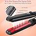 Steam Hair Straightener Professional Vapor Flat Iron for Black Hair - Salon Straightening 1.25inch Ceramic Tourmaline for Dry&Wet Hair, ETL Approval