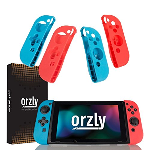 Buy Orzly FlexiCase 4Pack for Switch JoyCons Pack of 2x RED & 2x