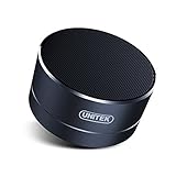 UNITEK Aluminium Wireless Stereo Portable Bluetooth Speaker with Handsfree Speakerphone Built-in Micro SD TF card slot, Space Gray