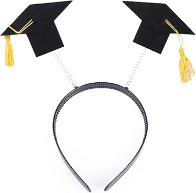 Graduation Doctor Cap Headband Mini Graduation Cap Hair Bands 2019