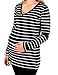 Caramel Cantina Maternity Soft Long Sleeve V-Neck Shirt