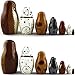 MATRYOSHKA&HANDICRAFT Dog Nesting Dolls - Toy Dog Lover Gifts - 7 Dog Figurines - Dog Kids Figure Doll