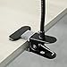 KEKU Cell Phone Clip Holder Stand Gooseneck Clip Clamp Mount (Black)