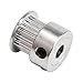 DROK 300363 5PCS Aluminum GT2 Timing Belt Pulley 20 Teeth Bore 5mm Width 6mm and Wrench for RepRap 3D Printer Prusa i3