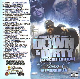 DJ Bobby Black presents Pimp C Memorabilia: The Sweet Jones Collection - Down & Dirty Special Edition [Mixtape]