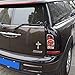 Encell Trunk SUV Cross Christian Window Emblem Decal Sticker for Car