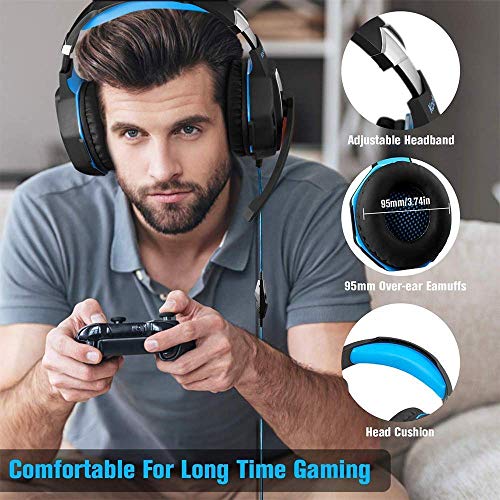 image for Kootop Stereo Gaming Headset for Xbox one,PS4 PC, Noise Cancelling Ove