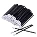 eBoot Disposable Lip Brushes Lipstick Gloss Wands Applicator Tool, Black, 150 Pack