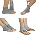 3 PAIRS-Moisturizing Gel Heel Socks w/Enriched Vitamins for Dry Hard Cracked Heels & DIY Simple Home Remedies by Triim Fitness