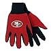 NFL Football Multi Color Team Logo Sport Gloves - Pick Team (San Francisco 49ers)