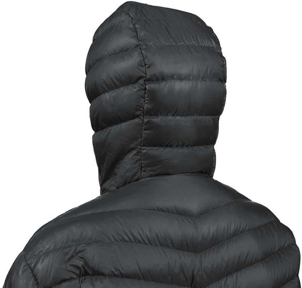 ZSHOW Men's Packable Down Jacket Hooded Lightweight Winter Coat: Clothing