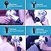 Massage Gun-Professional Deep Tissue Massager for Muscle Tension Relief,4 Massage Heads, 20-Speed Touch Screen Adjustment