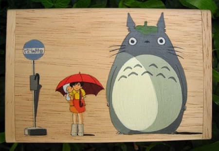 Mi Vecino Totoro caja de madera estación de autobuses #20: Amazon.es: Hogar