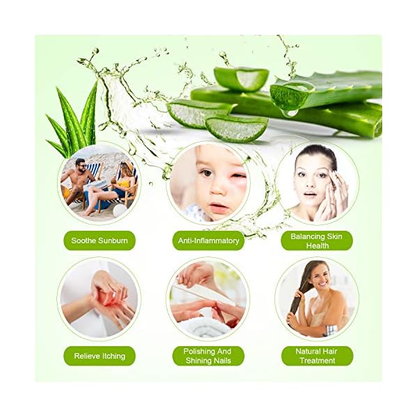 Aloe-Vera-Gel-Pure-Organic-Aloe-Vera-Soothing-Gel-with-Hyaluronic-Acid-for-Face-Body-Hair-Facial-Moisturizer-After-Sun-Body-Moisturisers250ml-85-fl-oz Aloe Vera Gel, Pure Organic Aloe Vera Soothing Gel with Hyaluronic Acid for Face, Body, Hair, Facial Moisturizer, After…