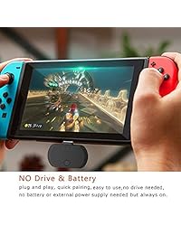 BANIGIPA Bluetooth Transmitter Adapter for Nintendo Switch PS4 PC Laptop, USB Type C Wireless Audio Dongle Adaptor with aptX Low Latency, in-Game Voice Chat, Plug and Play, Dual Link to Headphones