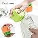 Selaurel 2 Pack Silicone Laundry Brush Scrub Multi-use Household Cloth Washing Brush Dual-use Scrubbing Brush for Clothes Underwear Shoes, Plastic Soft Cleaning Tool