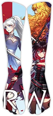 Anime RWBY Christmas Unisex Family High Knee Stockings 3D Printed Long Sock