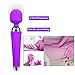 Water Resistant 10 Powerful Multi-Speed Cordless Power Wand Massager Vibrators For Women Rechargeble Waterproof Personal Wireless (purple)