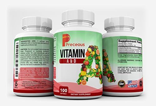Vitamins A &amp; D 10,000/400 Dietary Supplement Softgels