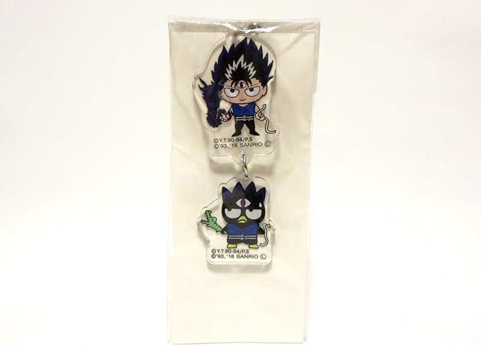 Amazon Co Jp 幽遊白書 飛影 邪王炎殺黒龍波 バッドばつ丸 2連アクリルキーホルダー サンリオ かっこいい 格闘 ホビー