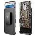 NageBee LG K20 Plus Case, LG K20 / LG K20V / K20 V / K10 2017 / Harmony/LG Grace 4G LTE with [Tempered Glass Screen Protector], [Heavy Duty] Shockproof [Holster Belt Clip] Kickstand Combo Case -Camo