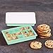 Casabella Cookie Dough Trays with Lids, Aqua/White