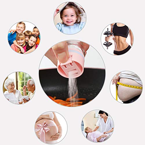 Salt and Sugar Dispenser, Ashero Accurate Control Spice Jar, Sugar Container for Food/BBQ/Cooking, 3.2oz - Thumbnail 7